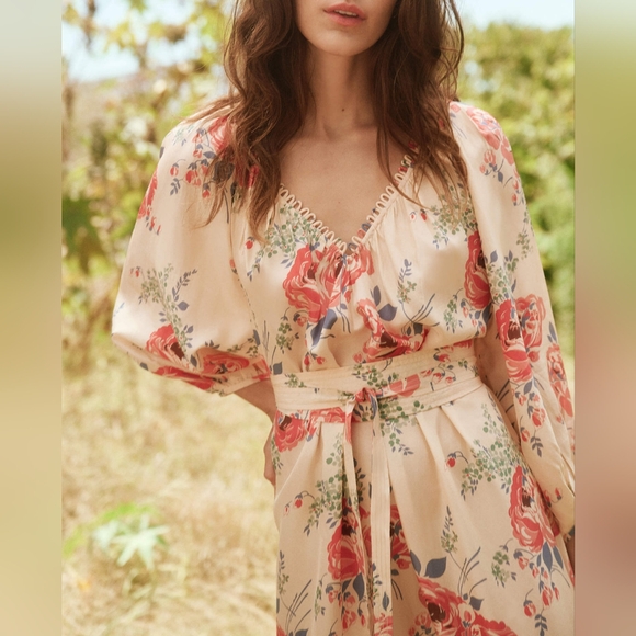 THE GREAT. Dresses & Skirts - NWT The GREAT. The Vestige dress in echo rose print, designer 1 (small)